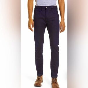 Hiroshi Kato | Men’s The Scissors Slim Tapered Jeans | Blue Black Raw | 33